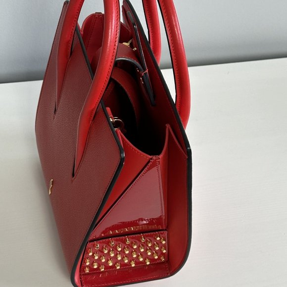 Red Christian Louboutin Purse 8.2 inches deep | 3.2 inches wide - Picture 2 of 15